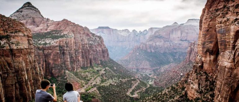 zion national park canyon